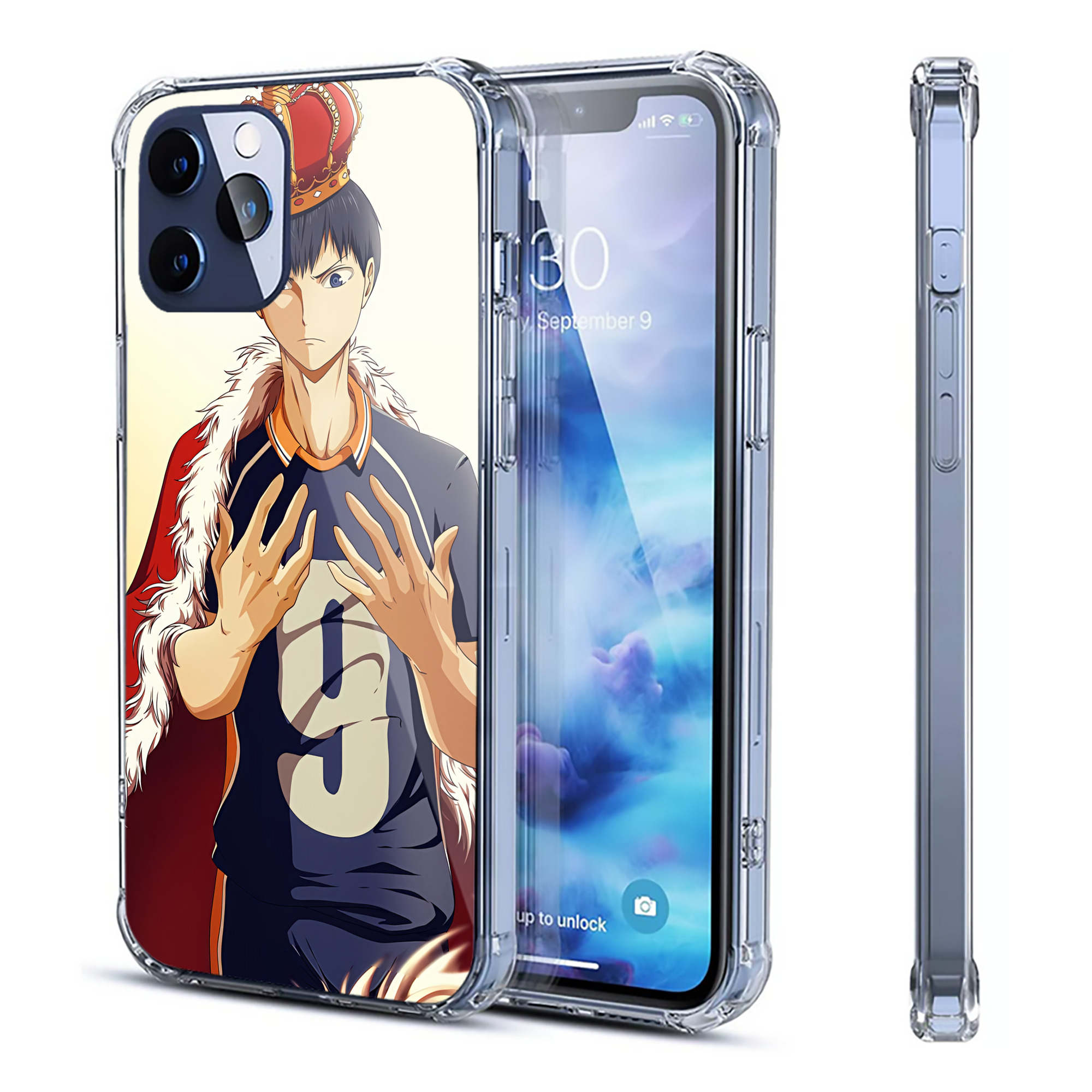 （画像用） ハイキュー!! Haikyu!! 【iPhone 12シリーズ対応】透明スマホケース（クリアソフトケース）